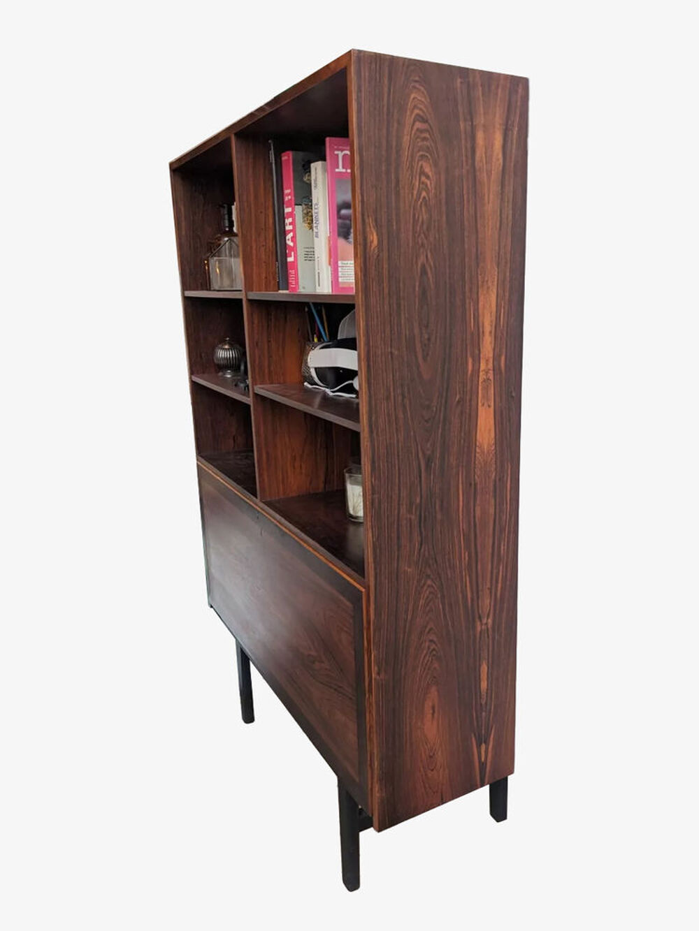 Biblioth&egrave;que designer Carlo Jensen, fabricant Hundevad Meubles
