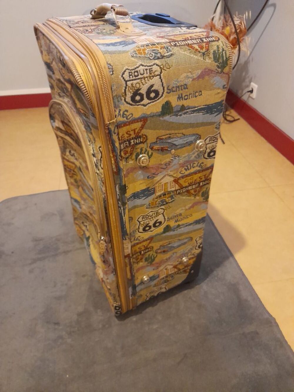 Grande valise "route 66" Maroquinerie