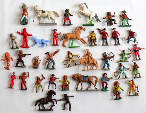 Rintintin, Davy Crockett, Geronimo cowboys & indiens starlux 45 Issy-les-Moulineaux (92)