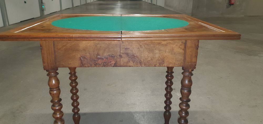 table de jeux ancienne en bois Meubles