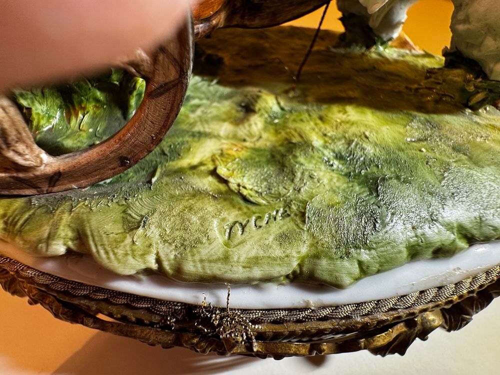 SCULPTURE EN BISCUIT DE LA MANUFACTURE * TICHE * CAPODIMONTE Décoration