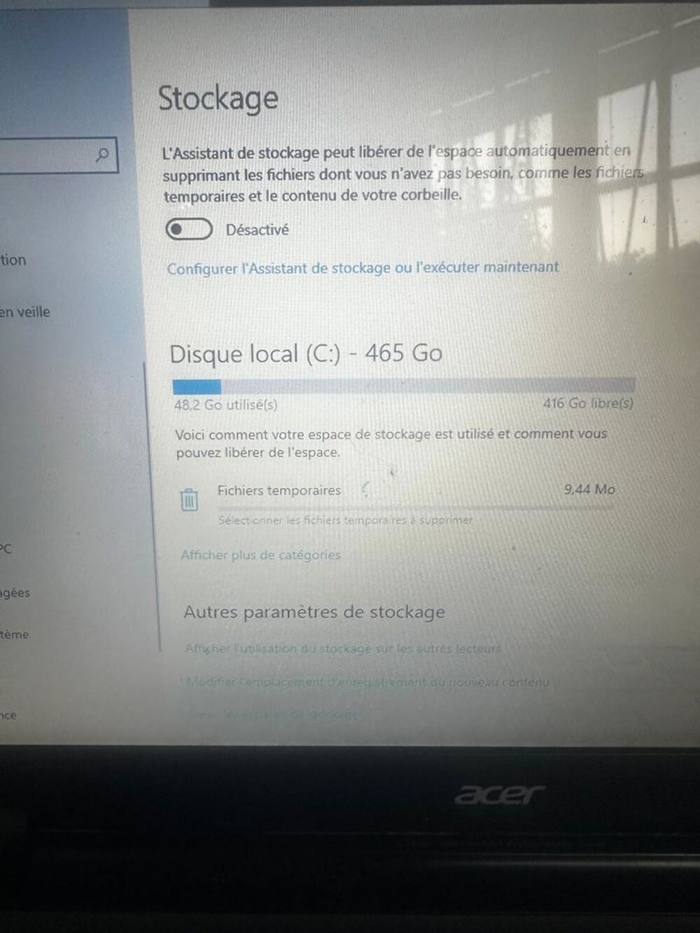 Acer Aspire U Matériel informatique