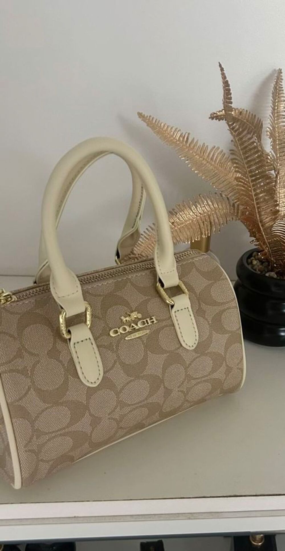 bolso de mano Coach Rowan Mini Vêtements