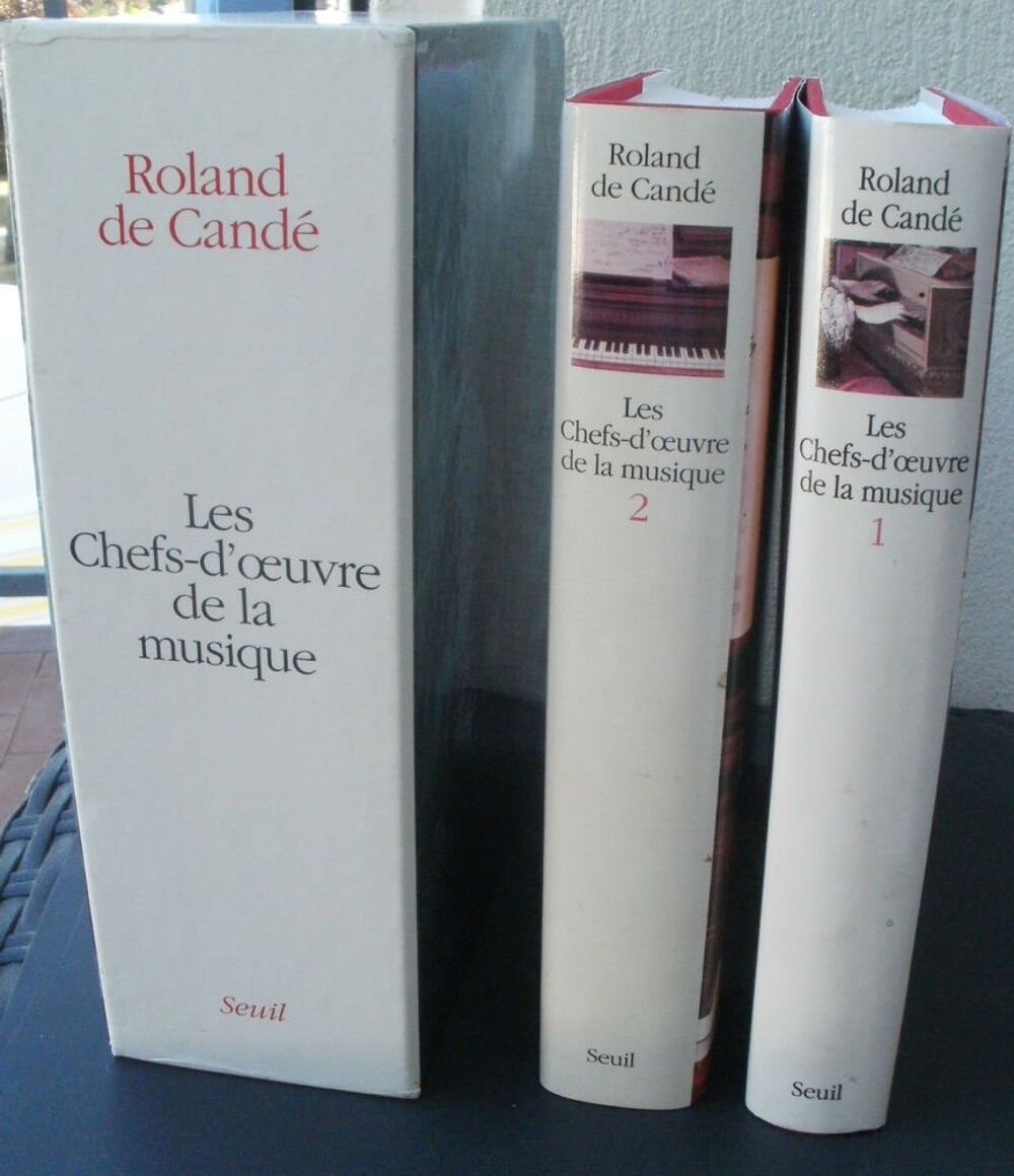 Roland de CANDE Les chefs d'oeuvre de la musique 2 tomes Livres et BD