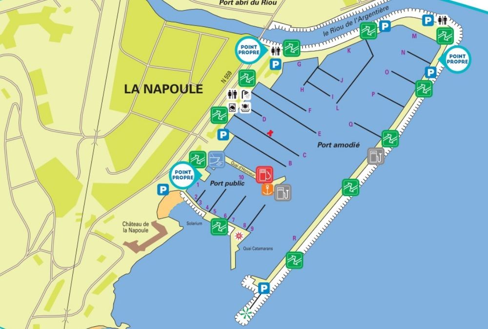Location Autre place de port Mandelieu la Napoule Mandelieu-la-napoule