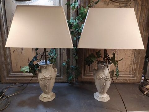 Paire de Lampes style Shabby 60 Loches (37)