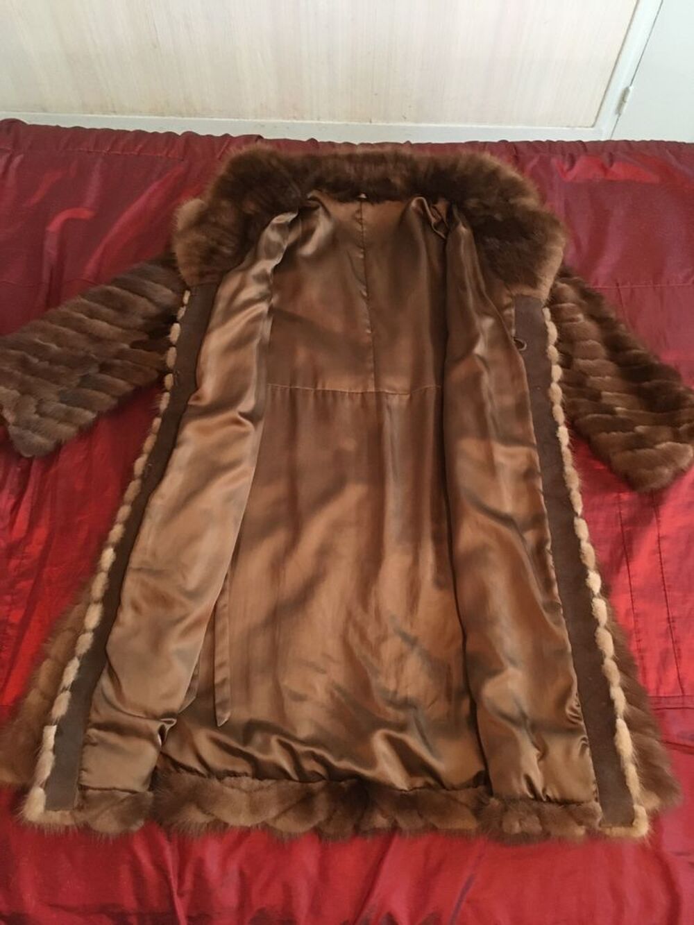MANTEAU PATTES DE VISON DE LUXE Vêtements
