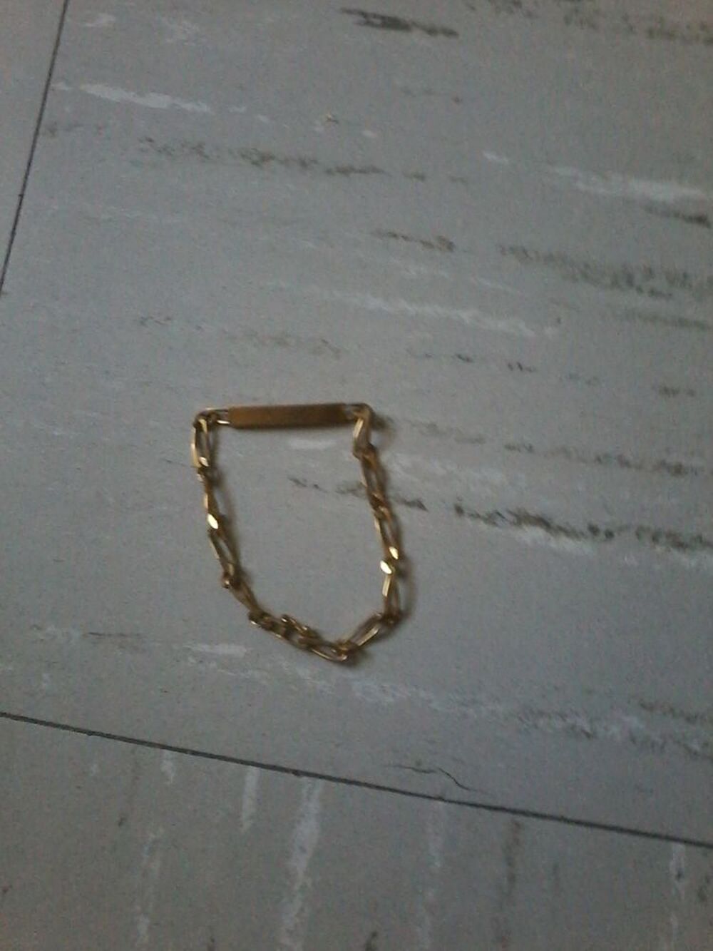 Gourmette plaqu&eacute; or Bijoux et montres