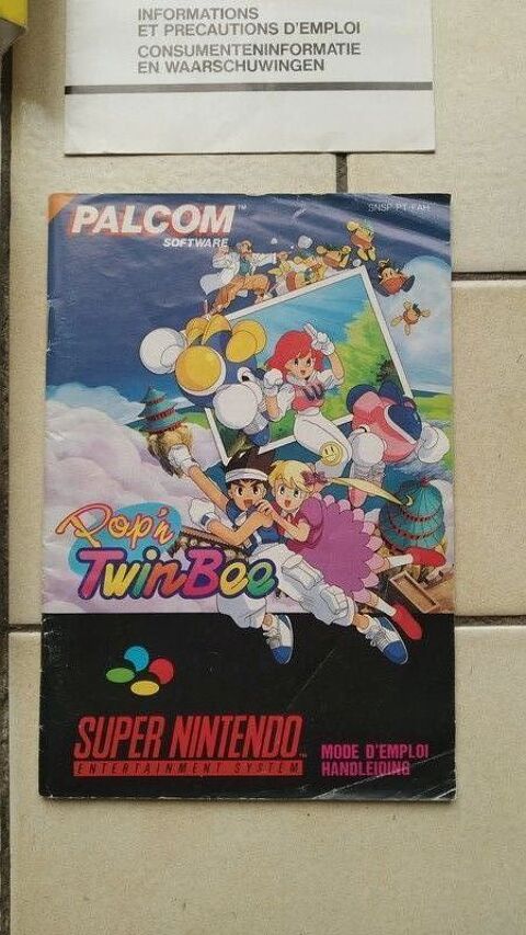 Pop'n twinbee Snes supernintendo retrogaming complet 289 Neulliac (56)