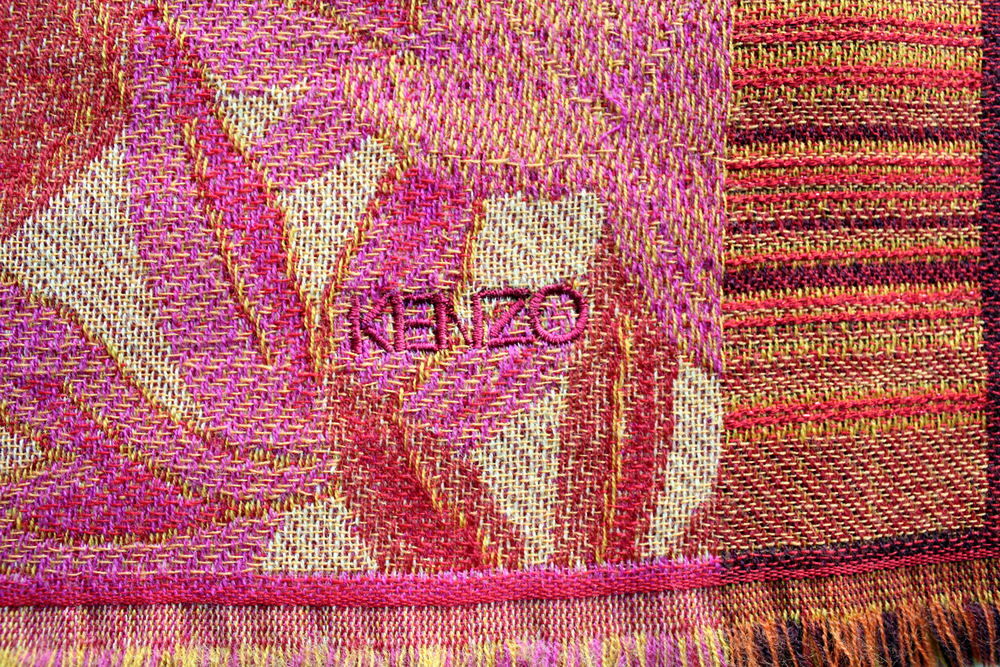 Echarpe orange &amp; rose KENZO Vêtements