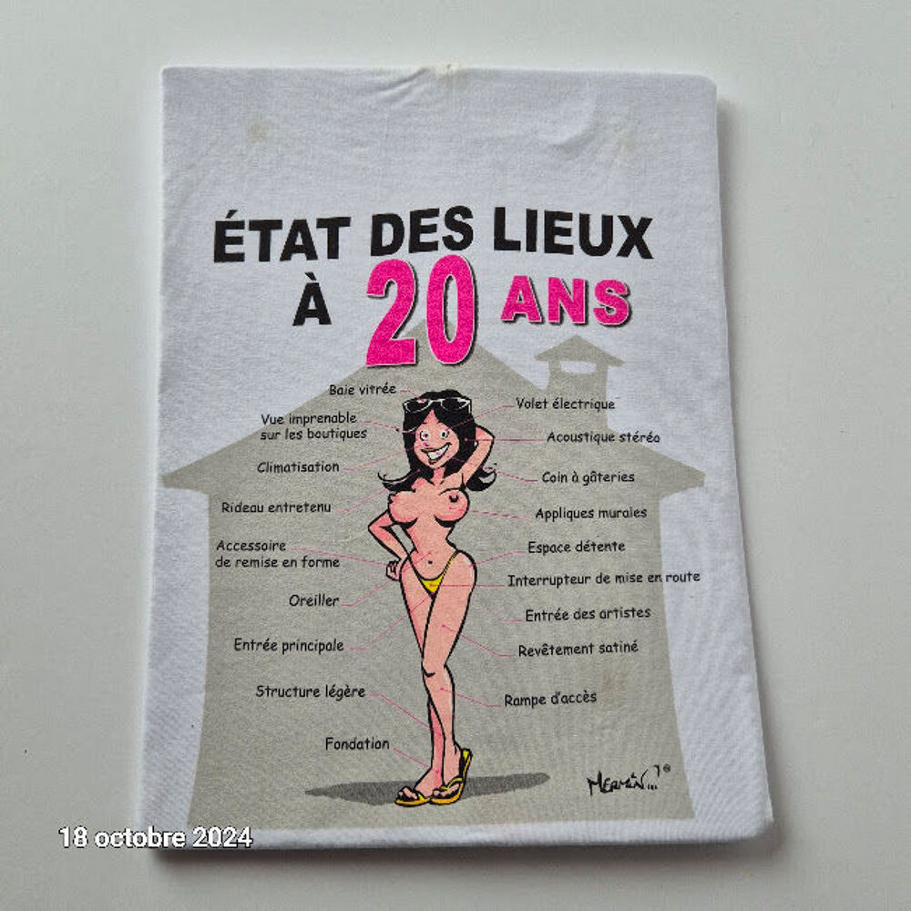 Tee-shirt humour femme kit de la vingtaine Vêtements