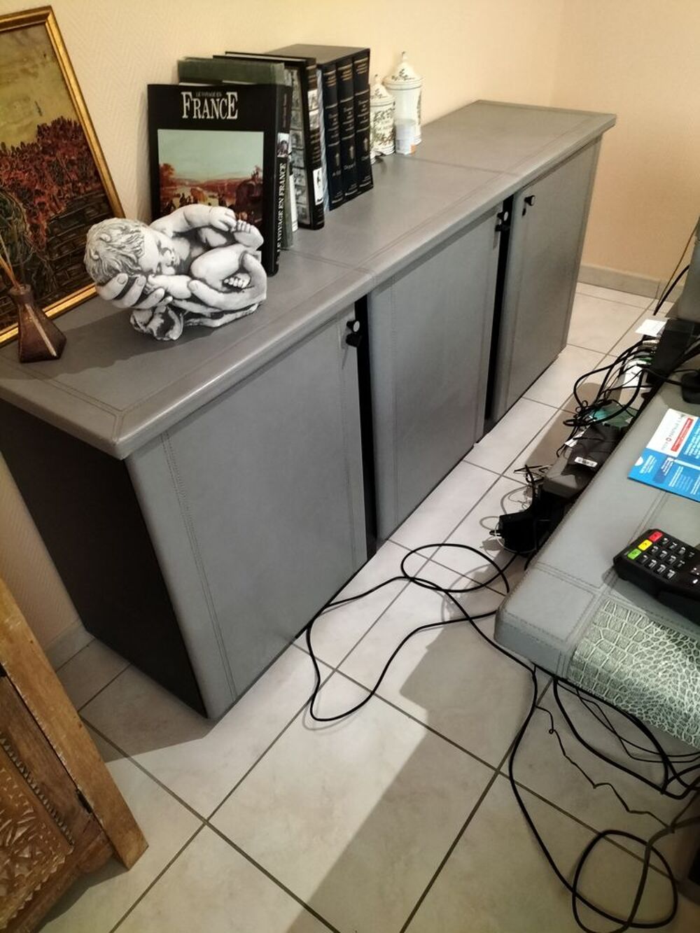 grand bureau avec commode et console Meubles