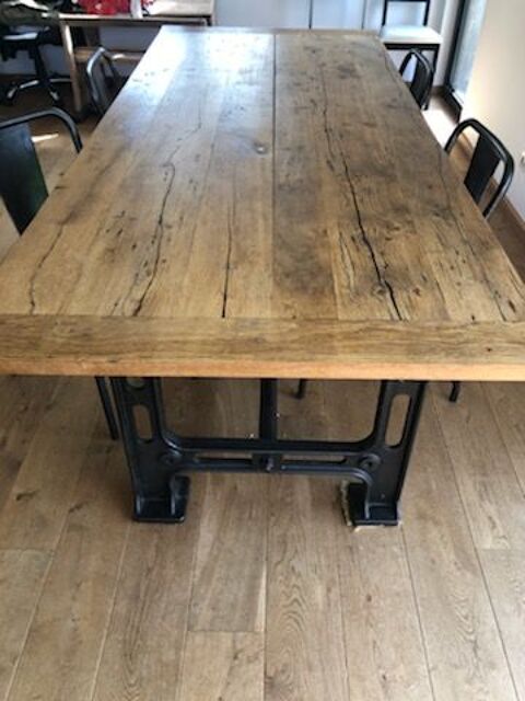 Table chne massif type industriel 2500 Boulogne-sur-Mer (62)