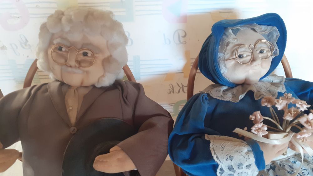 Couple de vieux. Décoration