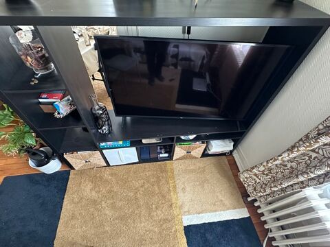 Meuble TV IKEA LAPPLAND noir bon tat - tl jusqu' 60'' 100 Orlans (45)