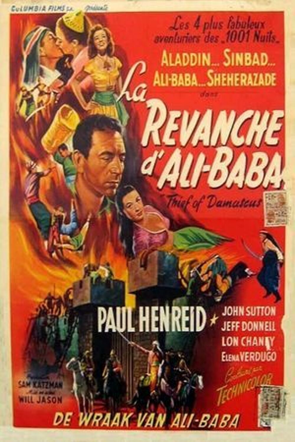 LA REVANCHE D'ALI BABA (1952 ) DVD et blu-ray