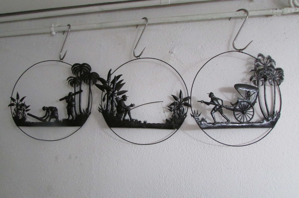 D&eacute;corations murales en fer cisel&eacute;, exotiques Décoration