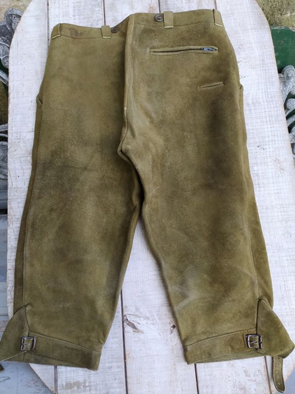 Pantalon de Chasse Knickers Cuir de Cerf Vêtements