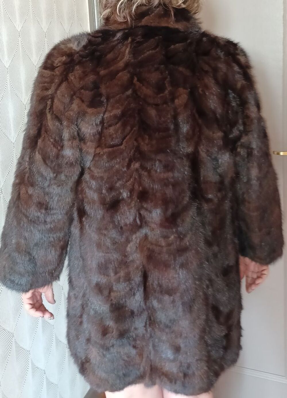 Manteau court vison femme Vêtements