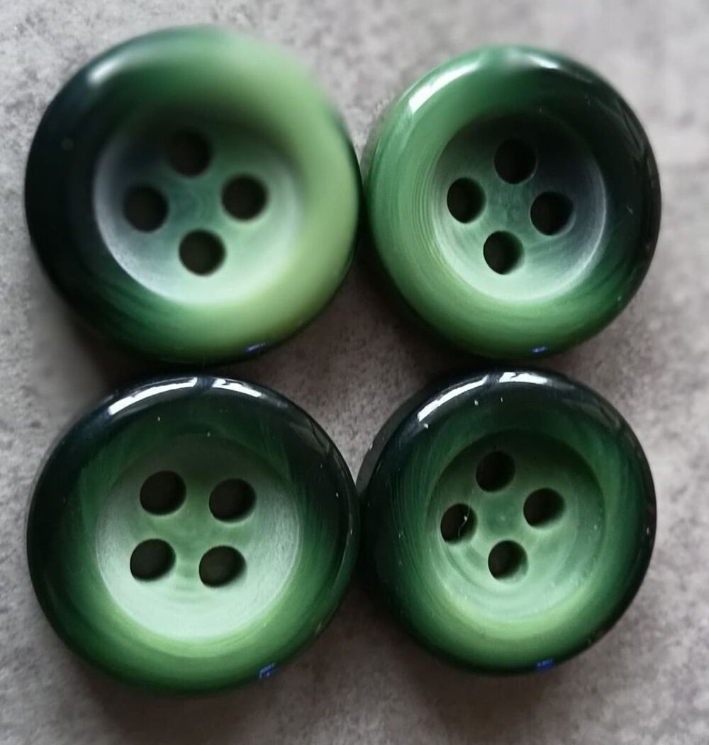 Lot de 16 Boutons "Vert Nature" (Carr&eacute;s &amp; Design) - LOT N&deg;22 Décoration
