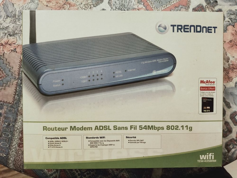 Routeur Modem ADSL TRENDnet Matériel informatique