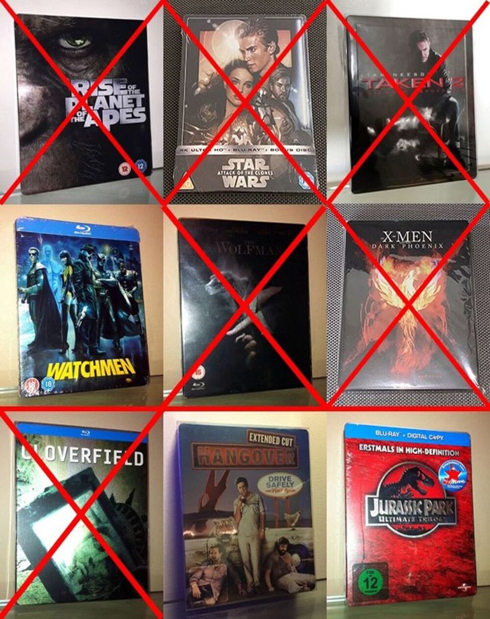Blu Ray Steelbook de UK, DE, US, CA et CN - mrtsteph DVD et blu-ray