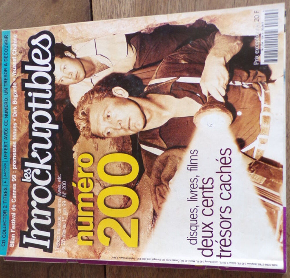 les inrockuptibles num&eacute;ro 200 disques livres films Livres et BD