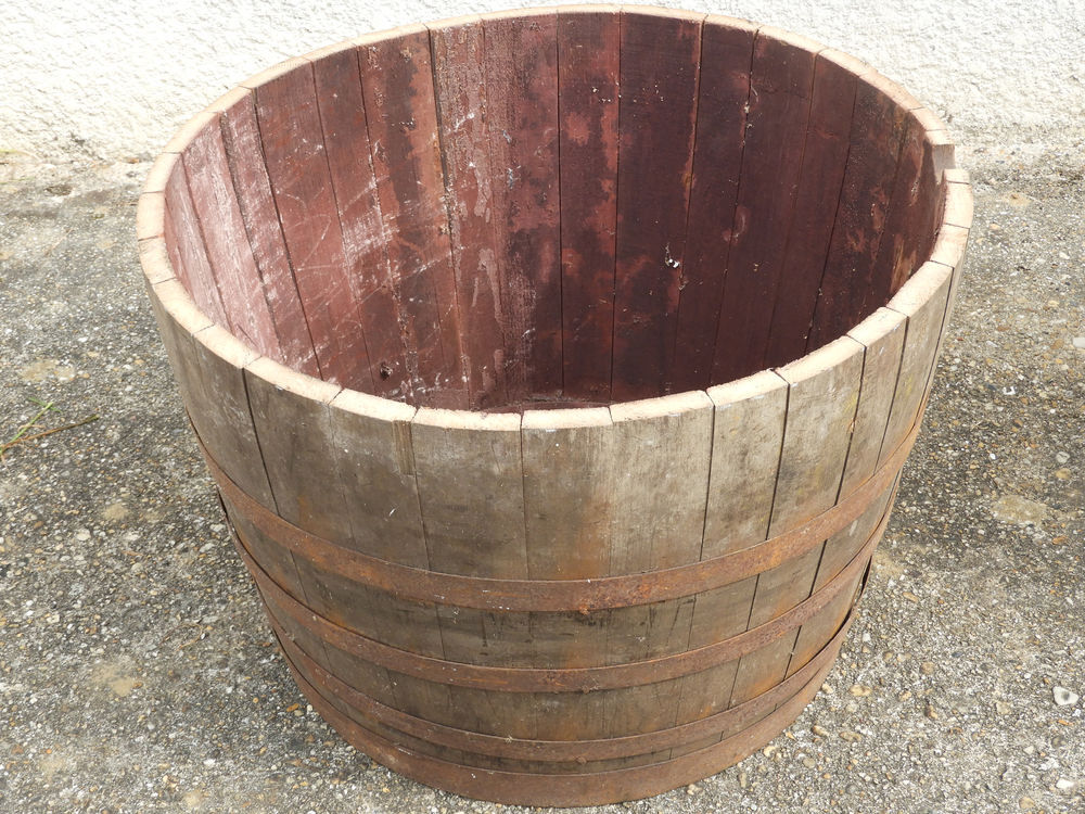 Demi barriques - Jardini&egrave;res Décoration