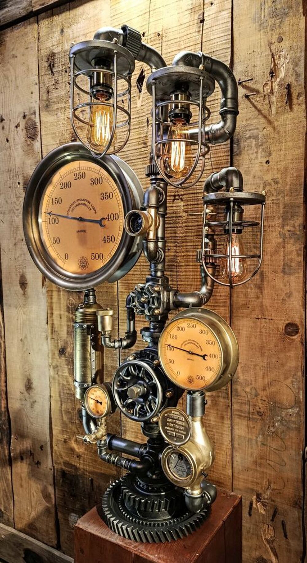 steampunklampe 