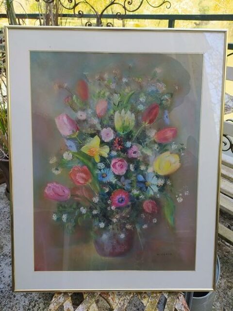 Tableau Pastel Bouquet de Fleurs Signé Veron
0 Loches (37)