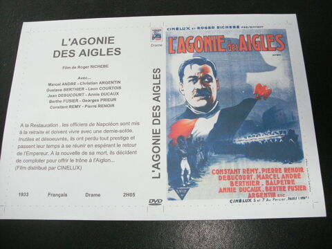 Rare film :   L 'agonie des aigles   35 Saint-Médard-en-Jalles (33)