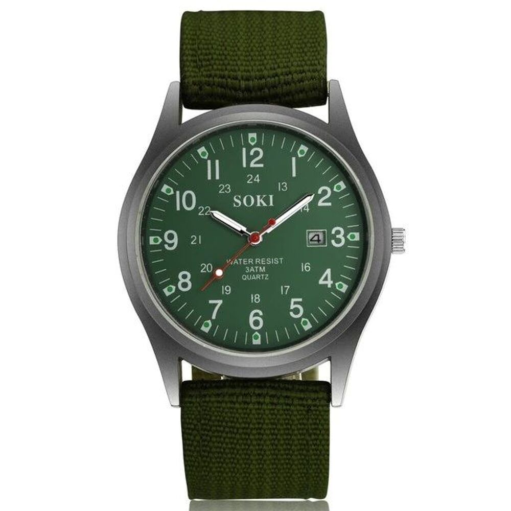 Montre SOKI type militaire sport Bijoux et montres