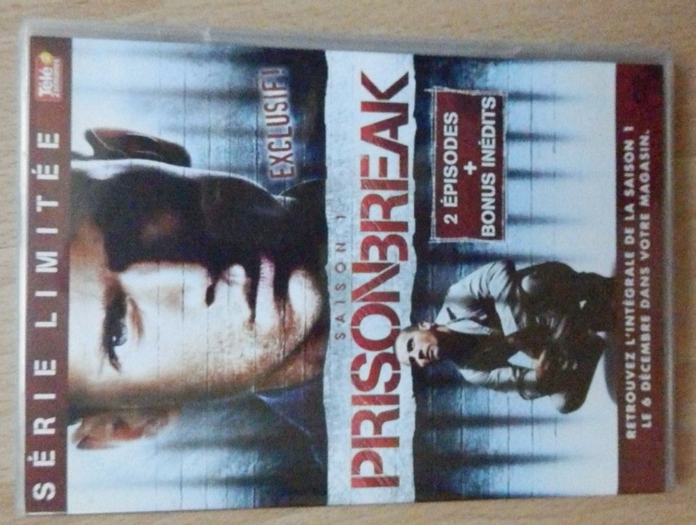 DVD : Prison break ( SAISON 1, &eacute;pisodes 1 et 2 + Bonus) : Tr DVD et blu-ray