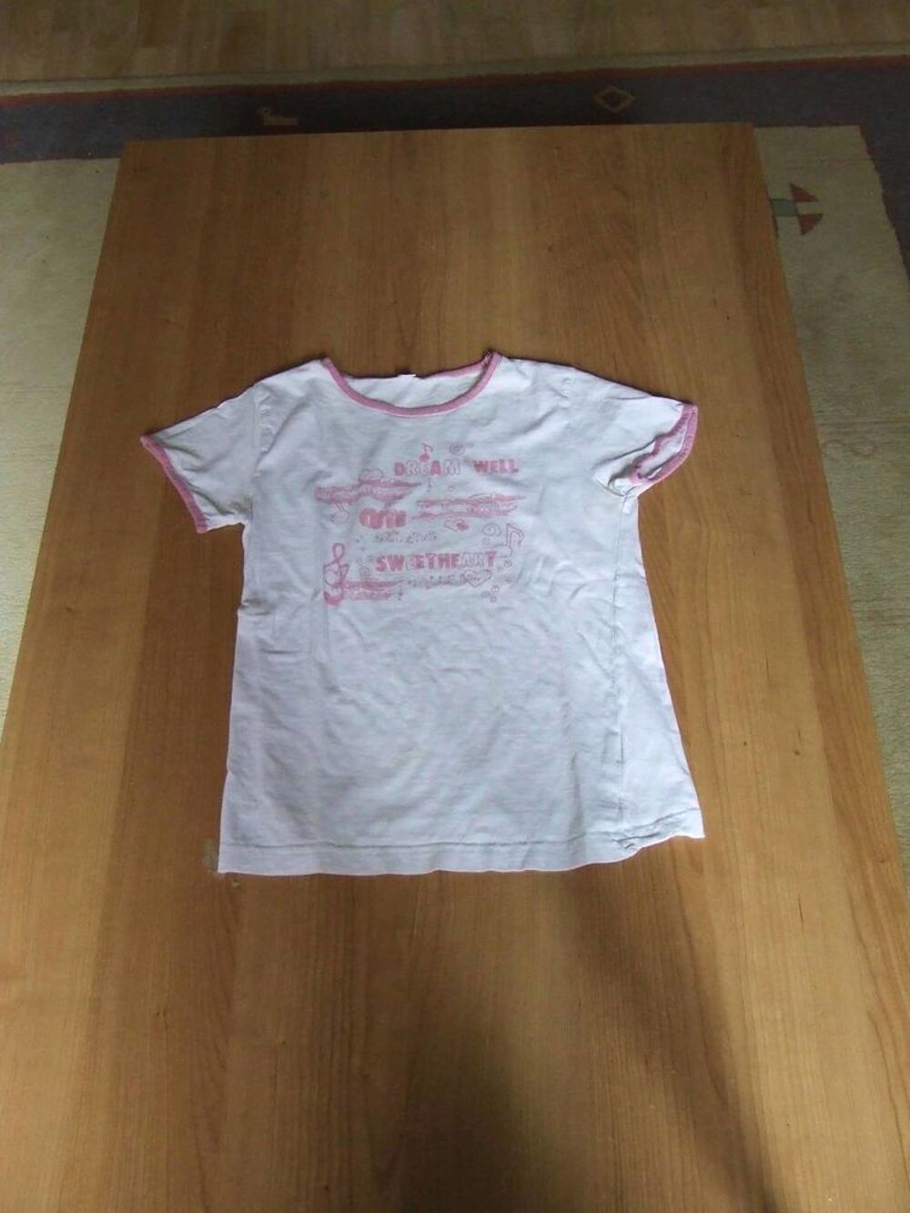 Haut de pyjama, Blanc, 12&nbsp;ans Vtements enfants