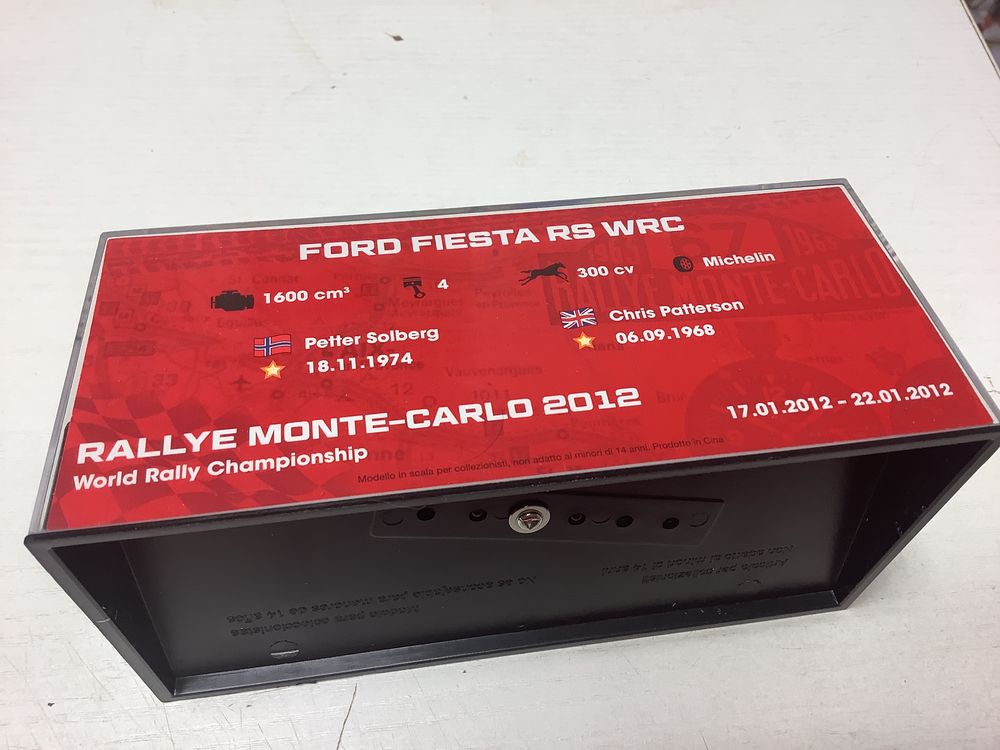 FORD FIESTA RS WRC MONTE CARLO 2012 1/43 voiture miniature 