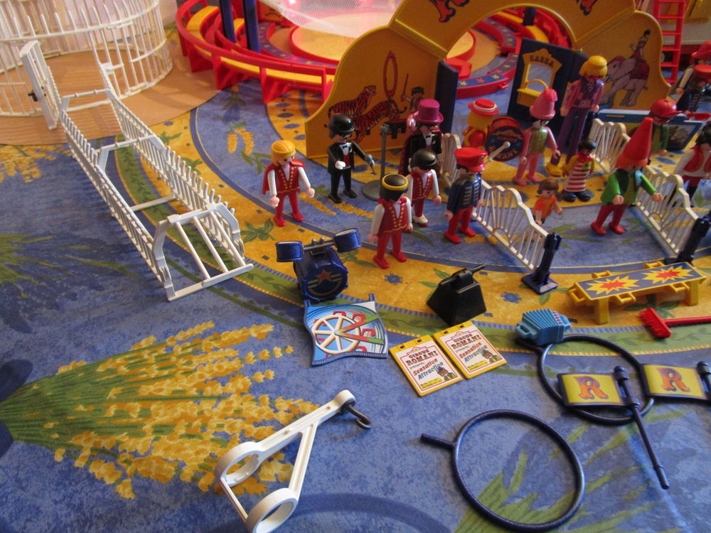 VIEUX CIRQUE PLAYMOBIL +ACCESSOIRES 