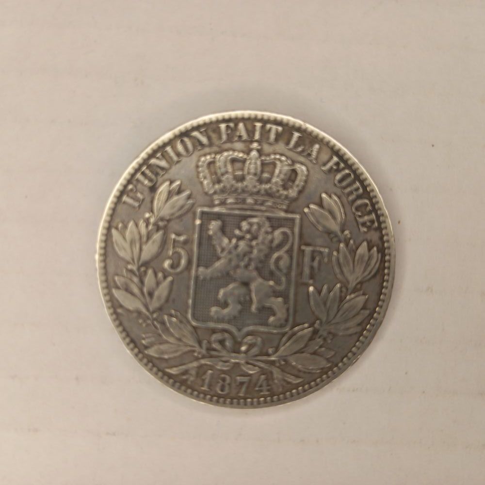 une monnaie de 5 francs en argent !!! 