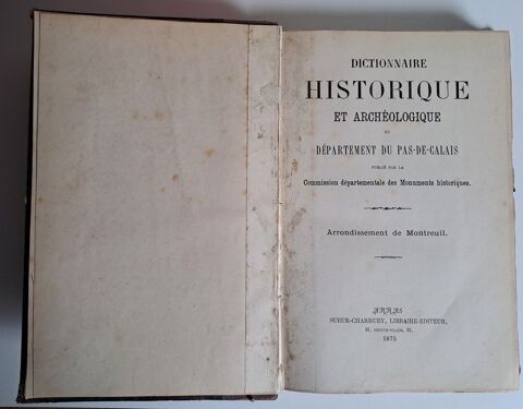 Dictionnaire historique et archologique - Montreuil 50 Vieux-Cond (59)
