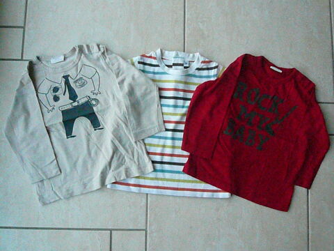 Lot de 3 tee-shirts 18 mois 8 Franqueville-Saint-Pierre (76)
