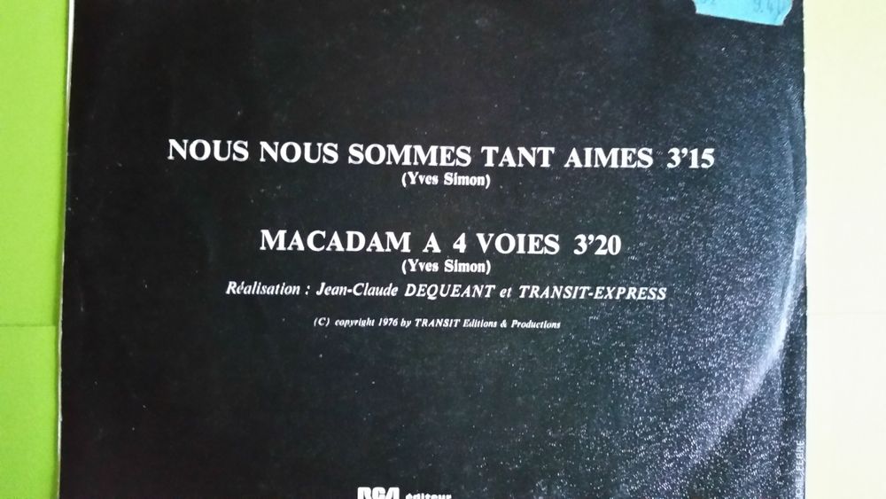 YVES SIMON CD et vinyles