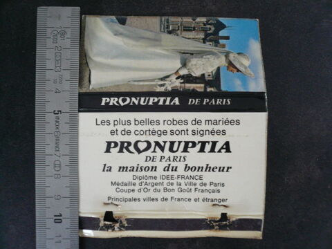 Allumettes collection PRONUPTIA 10 Boisset-et-Gaujac (30)