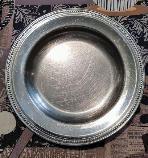 PETITE Assiette Mtal Argent GUY DEGRENNE 6 L'Aigle (61)