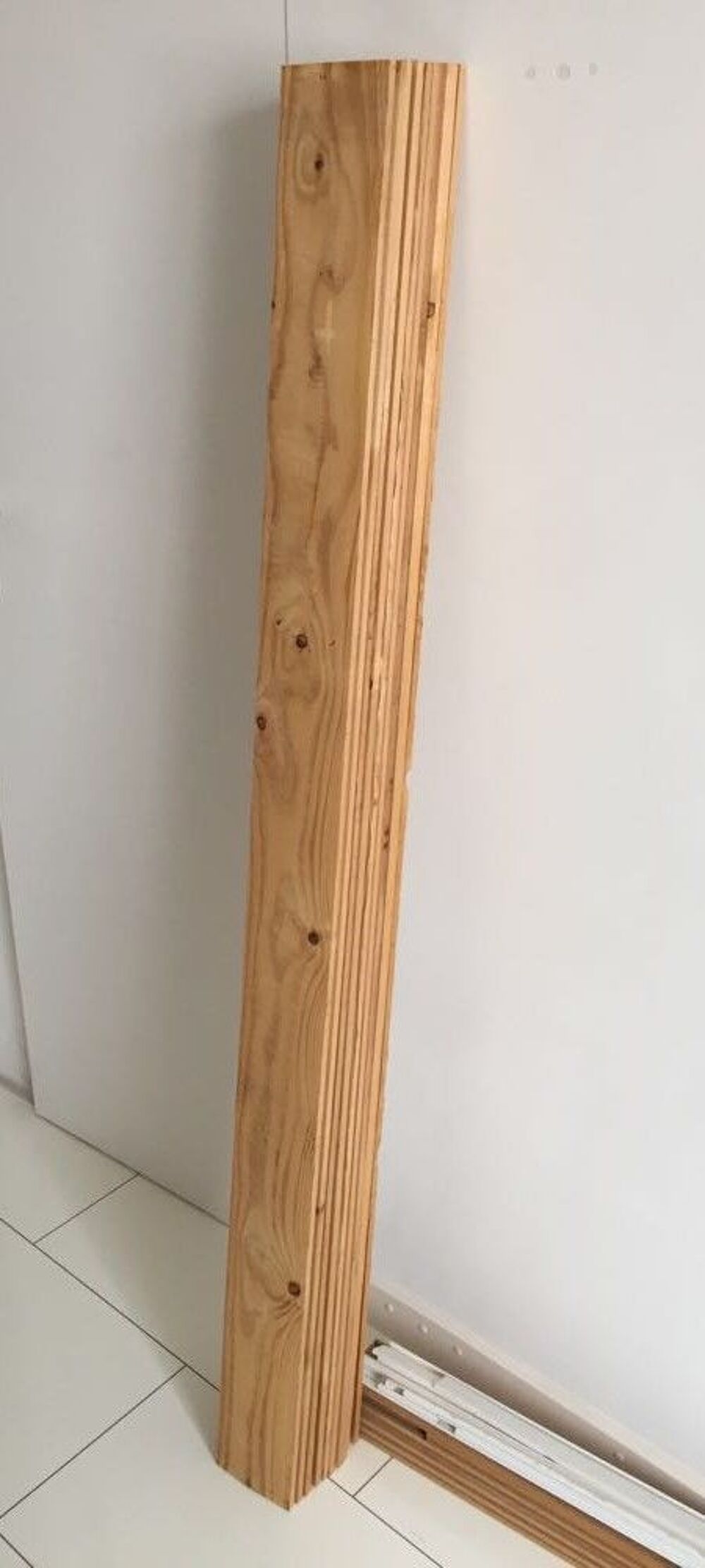 Lot de 10 lattes de bois pin du Nord 1,56 m x 12 cm Bricolage