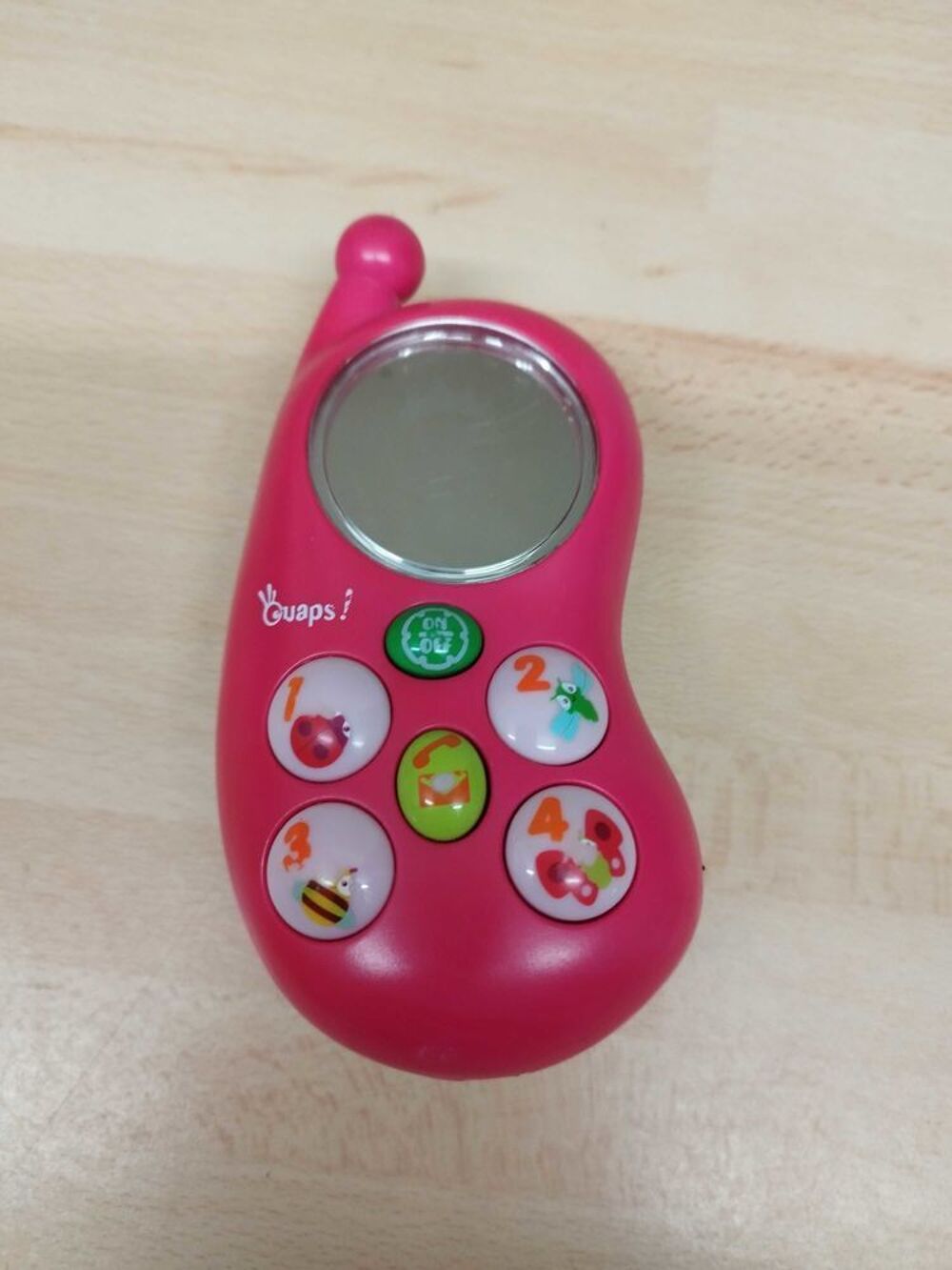 Jeu d'&eacute;veil - T&eacute;l&eacute;phone miroir rose - Ouaps - 1 er &agrave;&cent;ge Jeux / jouets