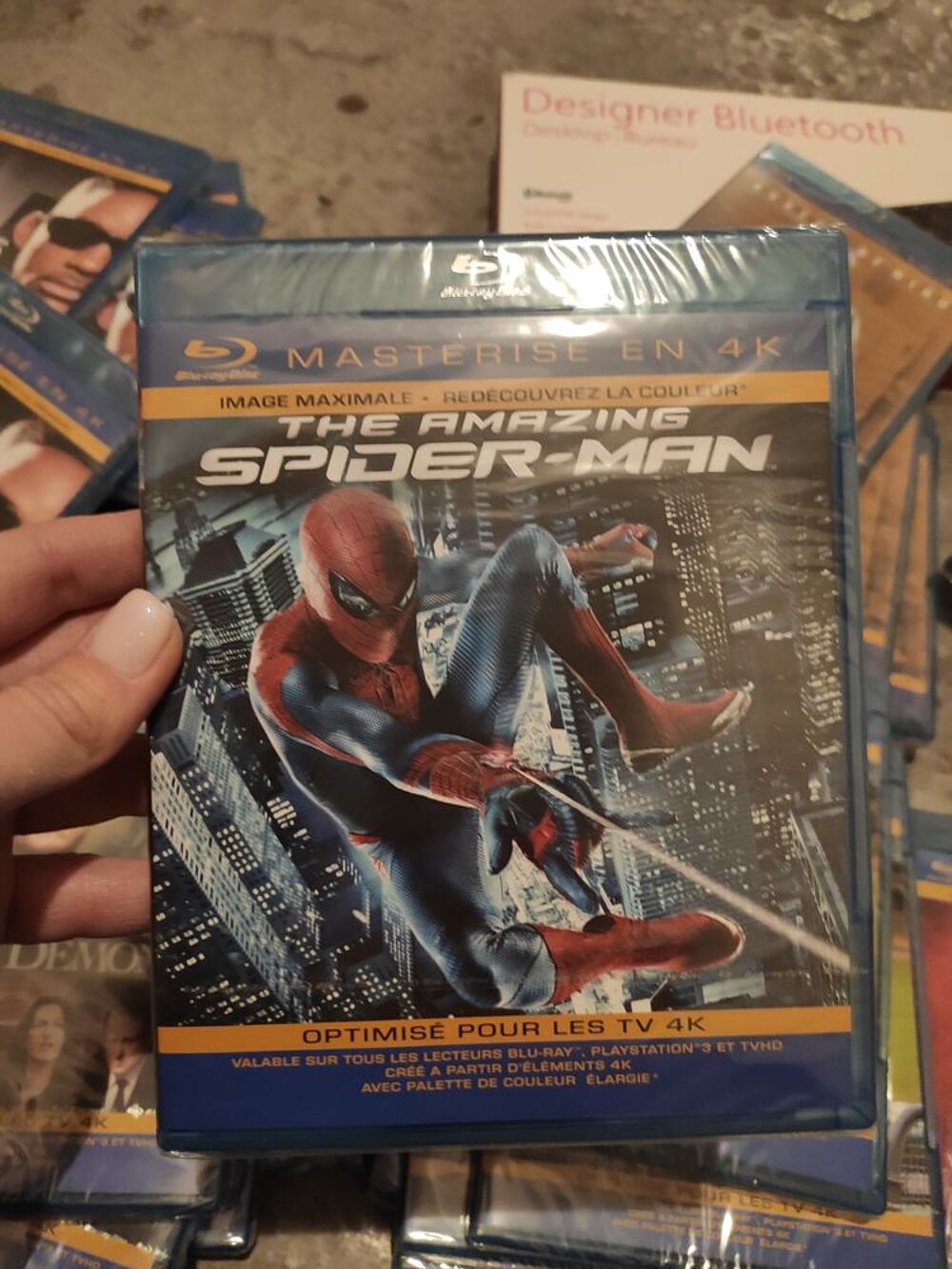 NEUF THE AMAZING SPIDERMAN Blu Ray Masteris&eacute; 4K DVD et blu-ray