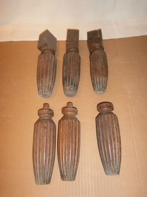 6 Pieds en bois pour meubles anciens 45 Wolxheim (67)