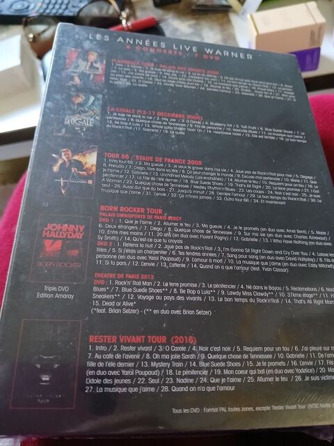 DVD coffret Johnny Hallyday  neuf encore emball� Marseille 6 (13)
