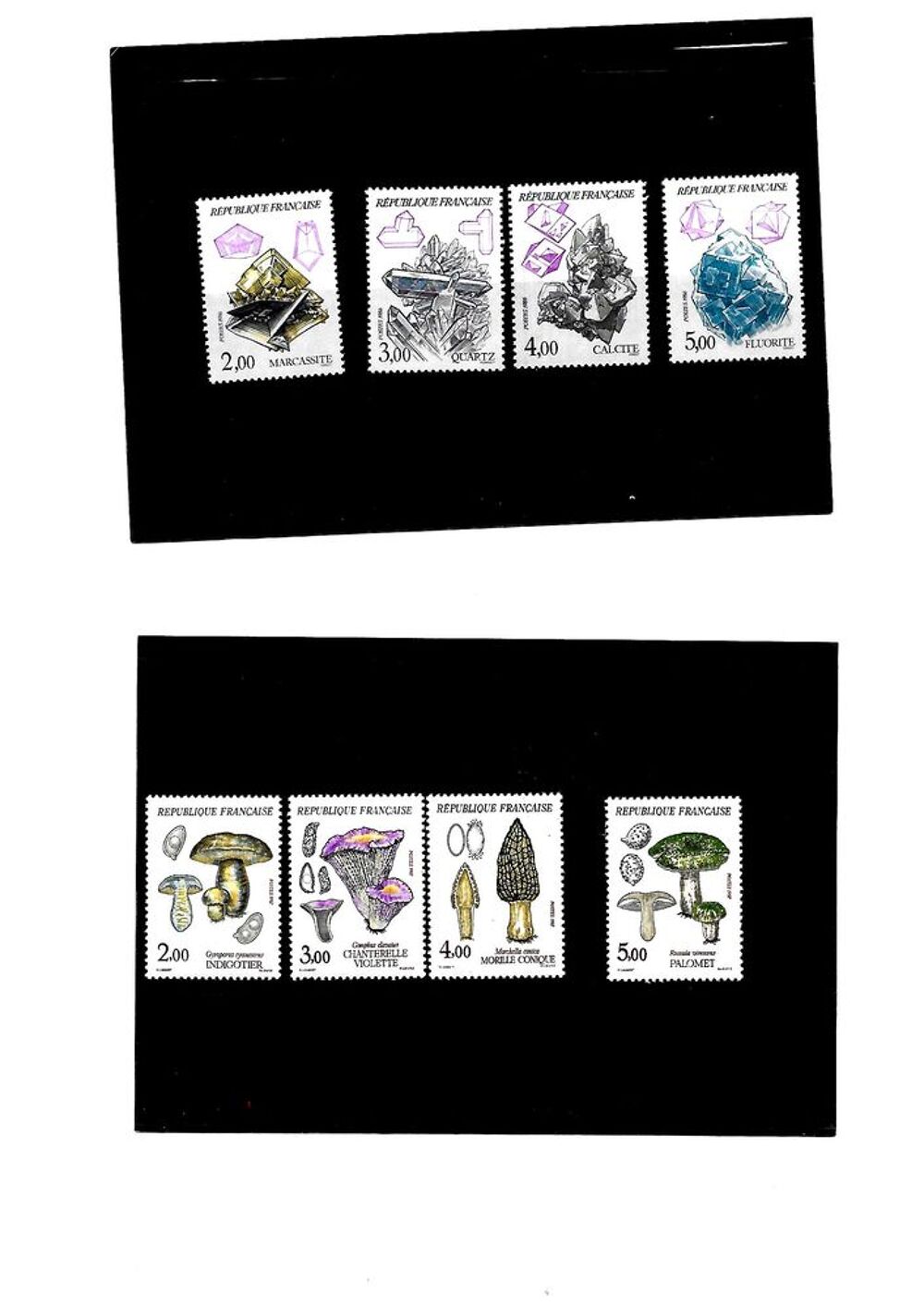 Timbres de FRANCE - S&eacute;rie &quot; NATURE &quot; 