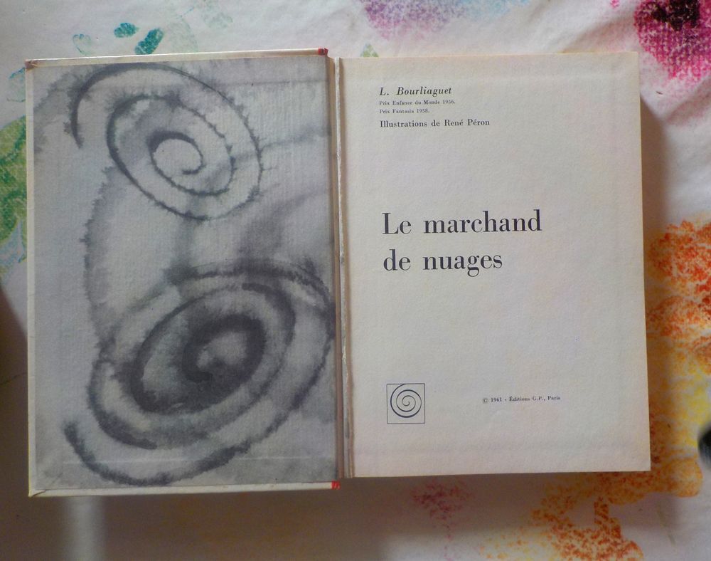 LE MARCHAND DE NUAGES de L. BOURLIAGUET Coll SPIRALE n&deg;342 Livres et BD
