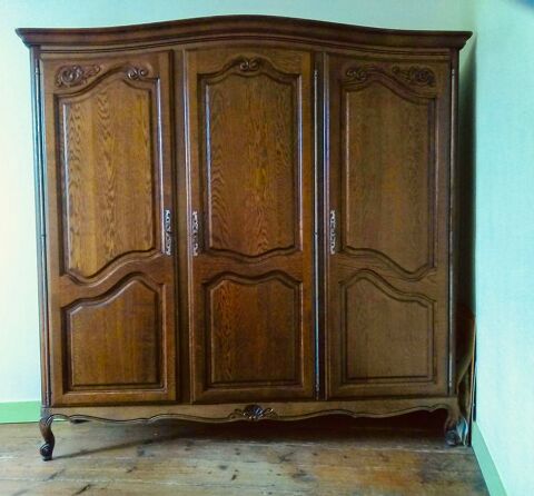 Armoire en chne massif 3 portes 200 taules (17)